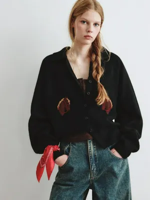 Вязаный кардиган SELA Young с иллюстрацией, арт. 14907