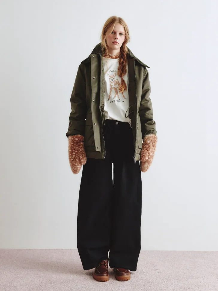 Свободные брюки с кулиской, черный, арт. 14917