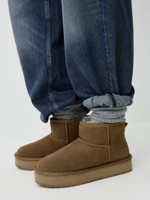 Угги из натуральной замши и меха, арт. 14921