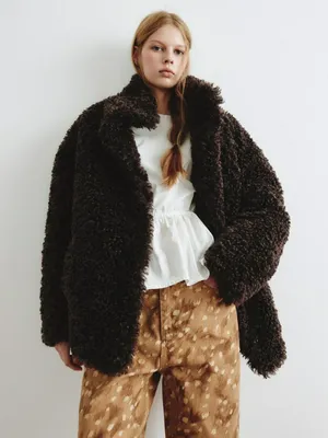 Шуба из искусственного меха SELA Young, арт. 14924