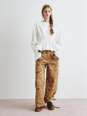 Джинсы Boyfriend fit с принтом, арт. 14929