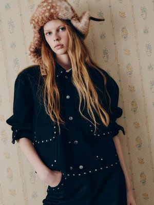 Джинсовая куртка SELA Young, черный, арт. 14940