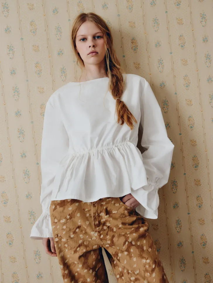 Блузка с баской SELA Young, арт. 14951