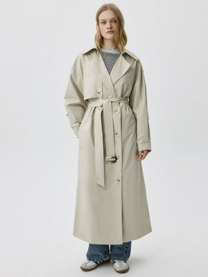 Классический оверсайз тренч, бежевый, арт. TRN001