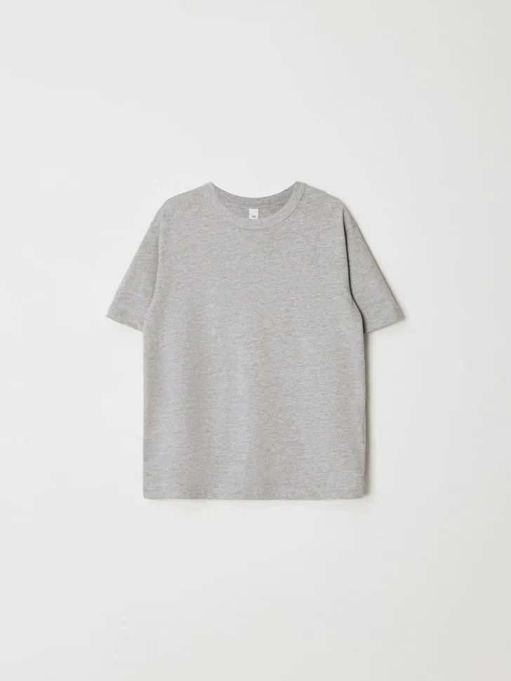 Базовая футболка детская, серый, арт. 15008
