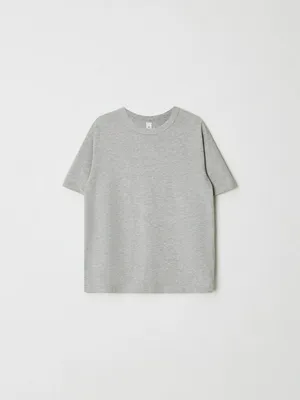 Базовая футболка детская, серый, арт. 15008