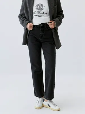 Джинсы STRAIGHT FIT, черный, арт. 403