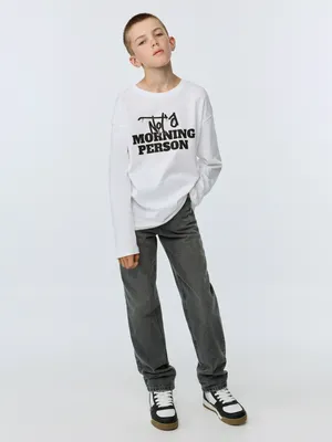 Джинсы Straight fit, серый, арт. DM2024