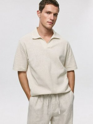 Вязаное поло с коротким рукавом, арт. 15061