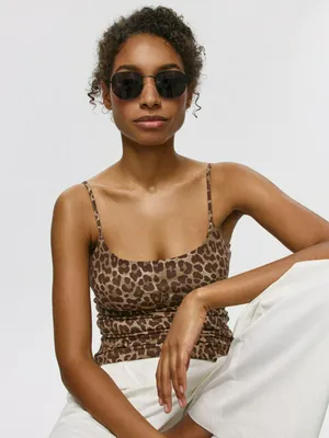 Солнцезащитные очки в металлической оправе, черный, арт. SML001