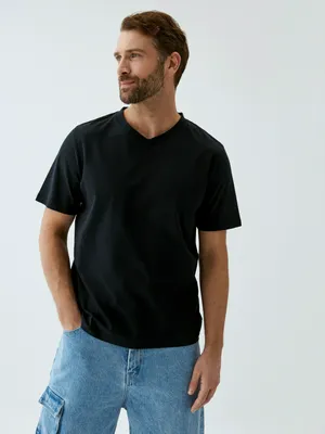 Футболка MARK REGULAR FIT базовая, черный, арт. Не указан