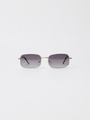 Солнцезащитные очки, серый, серебристый, арт. Не указан