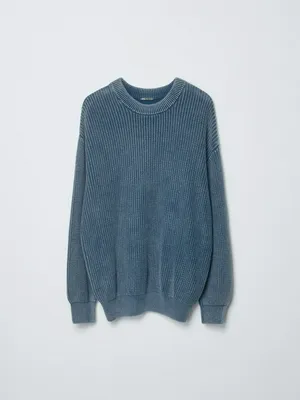 Вязаный джемпер с эффектом стирки, арт. 15094