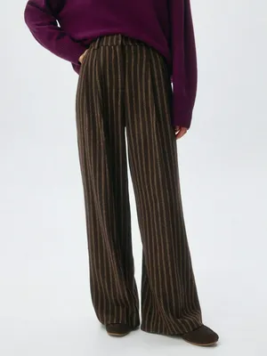 Костюмные брюки в полоску, арт. 15100