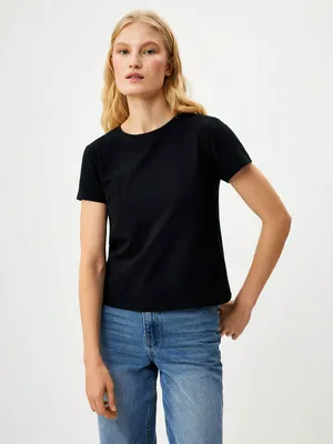 Футболка EVA SLIM FIT, черный, арт. ART001FEM