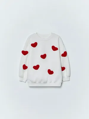 Свитшот с объемной аппликацией, арт. 15195