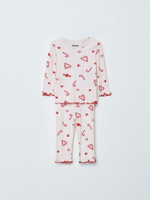 Новогодняя пижама с принтом для малышей, арт. 15200