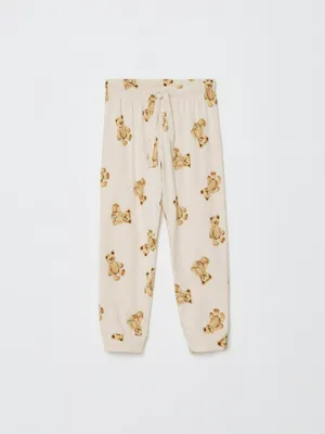 Пижамные брюки с принтом для девочек, арт. 15203