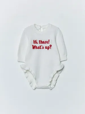 Джемпер-боди с вышивкой для малышей, арт. 15208