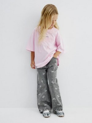 Джинсы Wide Leg с бантиками, арт. 15212