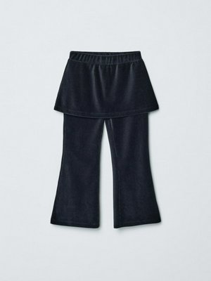 Вельветовые брюки с декоративной юбкой, арт. 15218