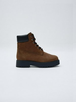 Ботинки из натурального нубука, арт. 15231