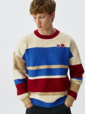 Джемпер оверсайз колор-блок, арт. 15232