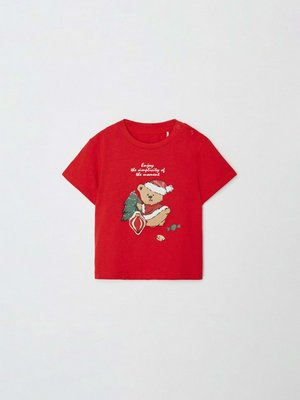 Футболка с новогодним принтом для малышей, арт. 15234