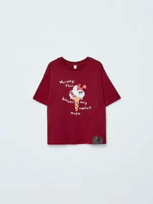 Футболка оверсайз с принтом, арт. 15240