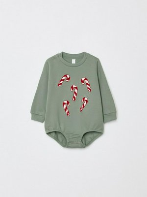 Свитшот-боди с новогодним принтом, арт. 15261