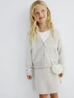 Вязаный кардиган с люрексом, арт. 15266