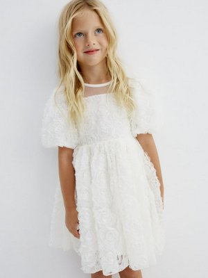 Нарядное платье с объемными цветами, арт. 15269