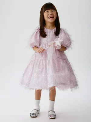 Пышное платье с люрексом для девочек, арт. 15270