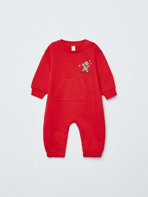 Новогодний комбинезон из футера с начесом, арт. 15279