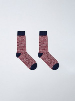 Длинные вязаные носки из смесовой шерсти, арт. 15347