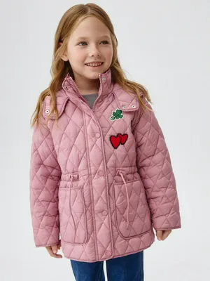 Стеганая куртка с капюшоном, арт. 15351