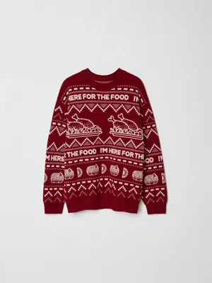 Новогодний вязаный джемпер, арт. 15392