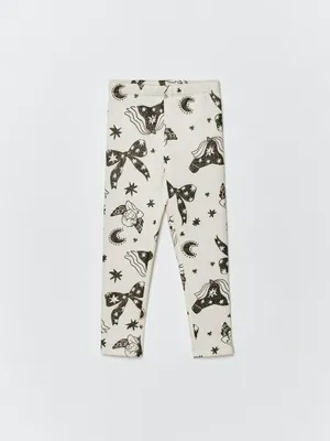 Леггинсы с блестящим принтом для девочек, арт. 15394