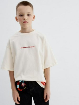 Футболка оверсайз для мальчиков SELA x Мосфильм, светло-бежевый, арт. sxlmf001