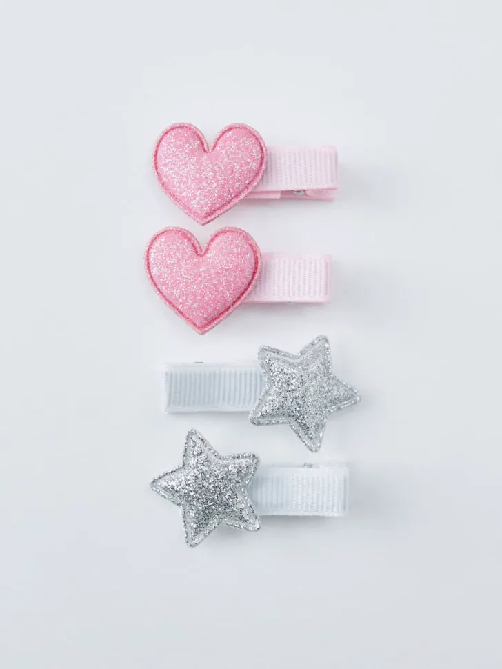 Набор заколок для девочек, разноцветный, арт. 15397