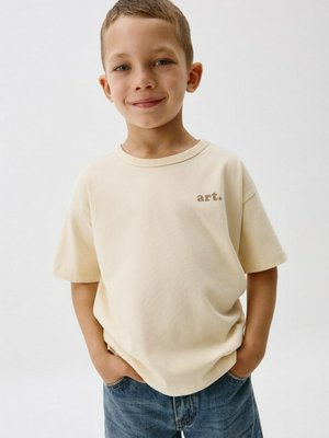 Футболка с принтом, бежевый, арт. tb001