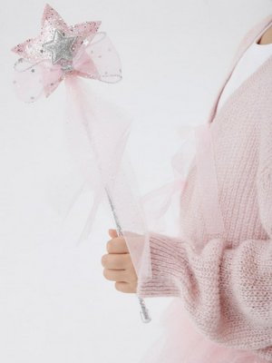 Волшебная палочка, розовый, серебристый, арт. 12345