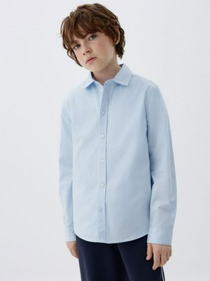 Классическая рубашка из твила для мальчиков, арт. 1545
