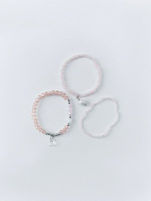 Набор браслетов для девочек, розовый, арт. дбр001