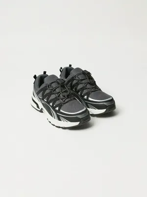 Кроссовки с мембраной, серый, черный, белый, арт. 15482