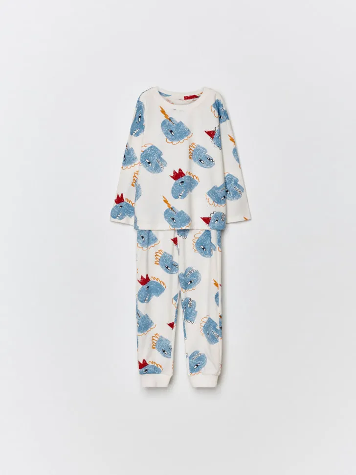 Пижама с новогодним принтом, арт. 15490