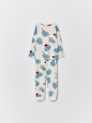 Пижама с новогодним принтом, цветной, арт. 15490