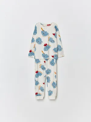 Пижама с новогодним принтом, арт. 15490