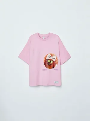 Футболка оверсайз с принтом, арт. 15495