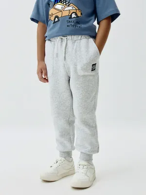 Трикотажные джоггеры, серый, арт. bjs001